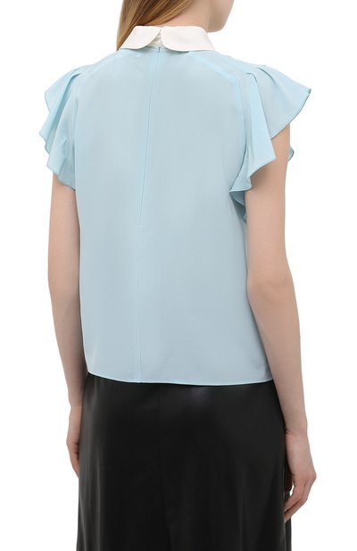 Шелковый топ REDVALENTINO, арт. VR0AEC75/48P, фото 4