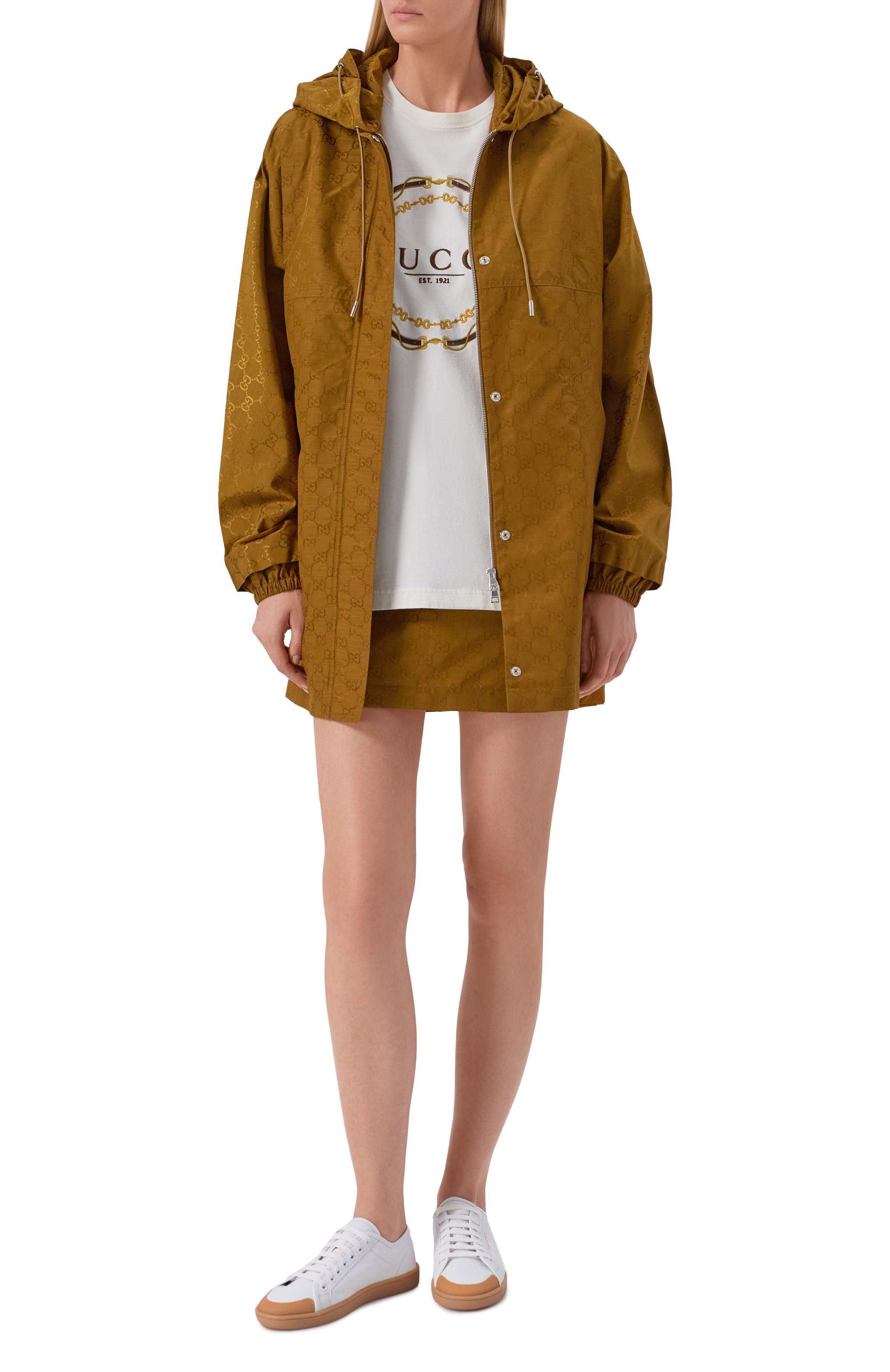 Хлопковая футболка GUCCI, арт. 837959/XJHQY, фото 2