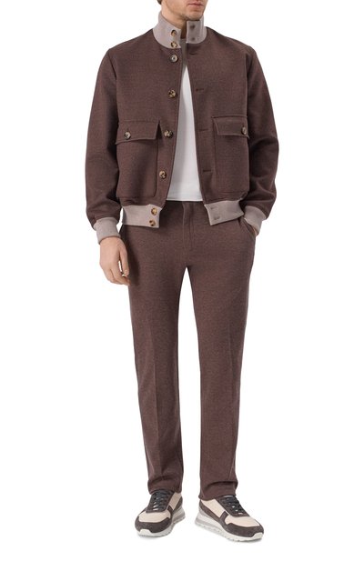 Брюки из хлопка и кашемира STEFANO RICCI, арт. M1T5300174/TE3001, фото 2