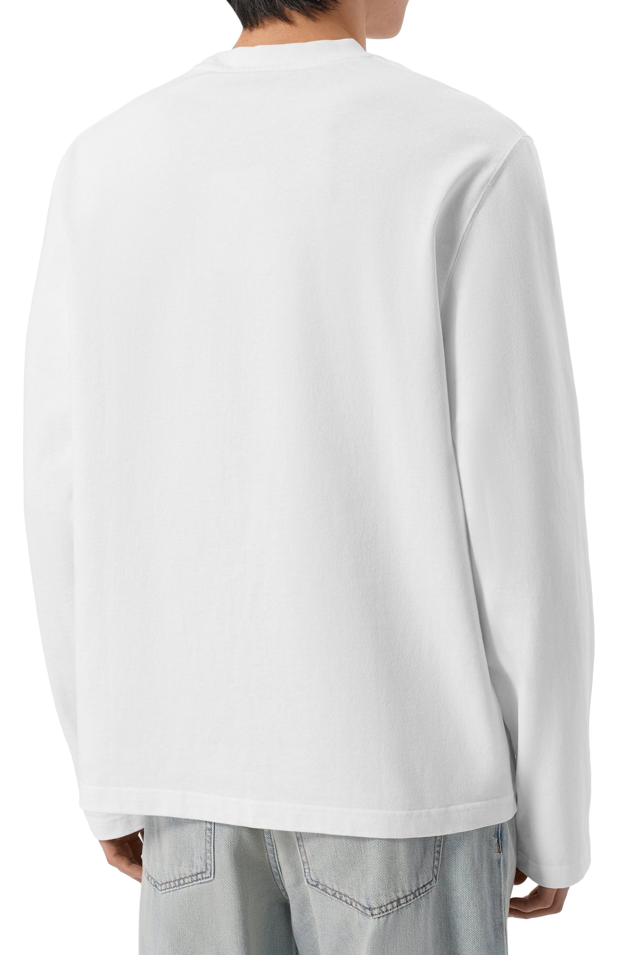 Хлопковый лонгслив JACQUEMUS белого цвета по цене 27800 руб., арт. 25HTSM00570/AJ00226, фото 4 Хлопковый лонгслив JACQUEMUS, арт. 25HTSM00570/AJ00226, фото 4