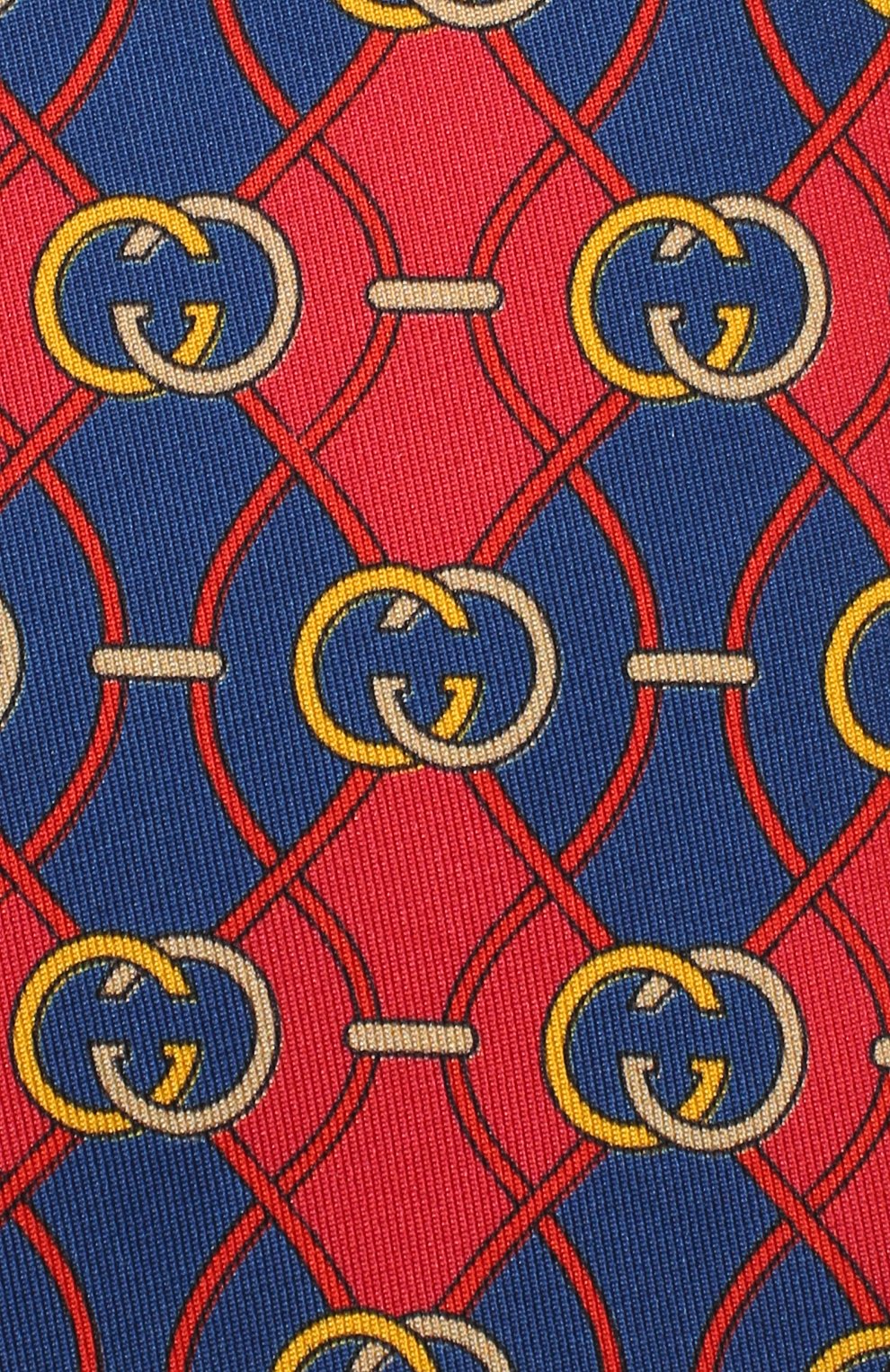 Шелковый галстук GUCCI синего цвета по цене 19300 руб., арт. 561986/4E001, фото 3 Шелковый галстук GUCCI, арт. 561986/4E001, фото 3