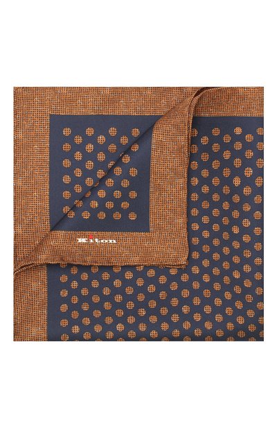 Мужской шелковый платок KITON, арт. UP0CHCX02S55