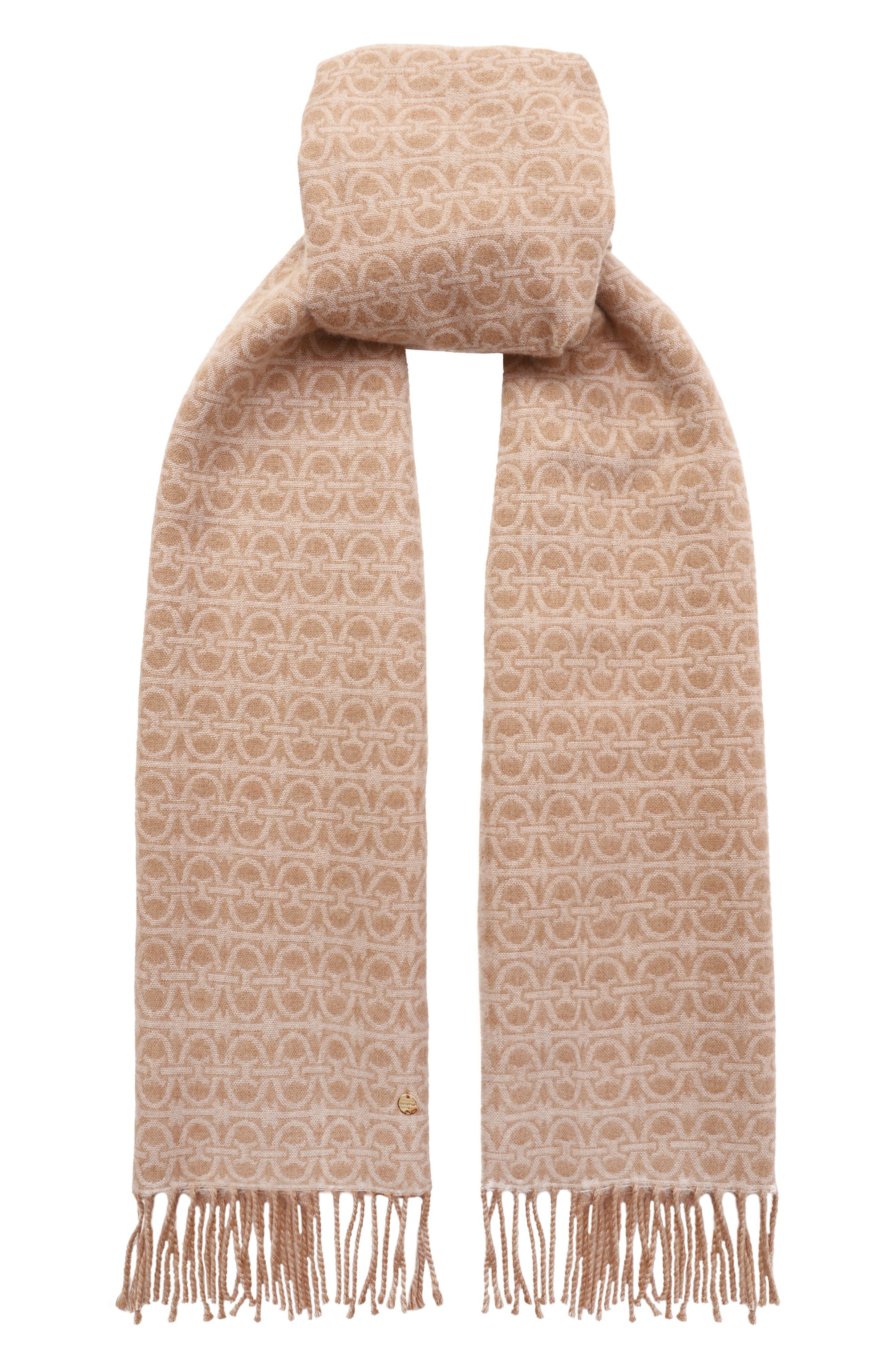 Шарф COCCINELLE бежевого цвета по цене 9975 руб., арт. E7 RCZ 31 02 01, фото 1 Шарф COCCINELLE, арт. E7 RCZ 31 02 01, фото 1