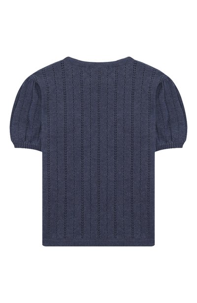 Кашемировый пуловер OSCAR ET VALENTINE голубого цвета по цене 27750 руб., арт. TOP15, фото 2 Кашемировый пуловер OSCAR ET VALENTINE, арт. TOP15, фото 2