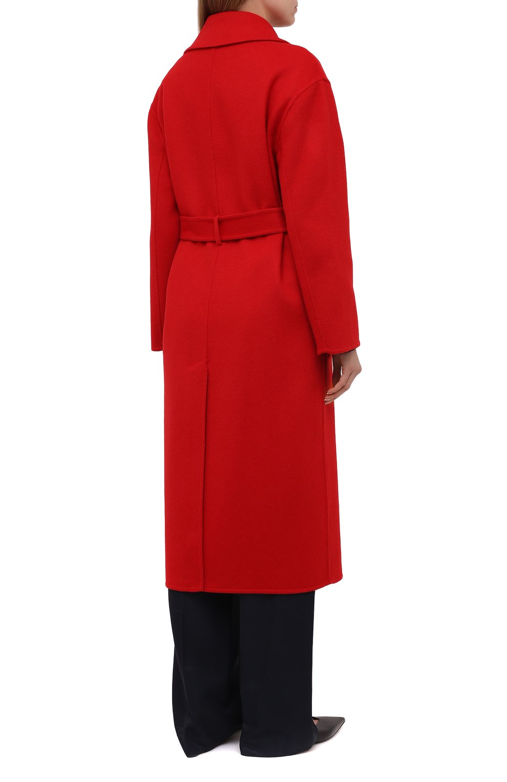 Шерстяное пальто MICHAEL MICHAEL KORS красного цвета по цене 48050 руб., арт. MF02J7PGBX, фото 4 Шерстяное пальто MICHAEL MICHAEL KORS, арт. MF02J7PGBX, фото 4
