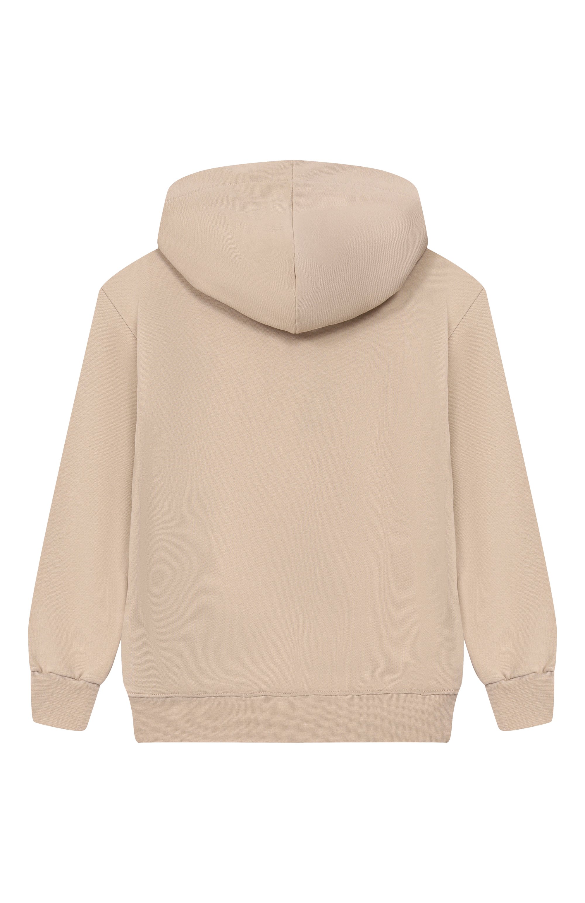 Хлопковое худи MSGM KIDS бежевого цвета по цене 13800 руб., арт. S6MSJUHS010, фото 2 Хлопковое худи MSGM KIDS, арт. S6MSJUHS010, фото 2