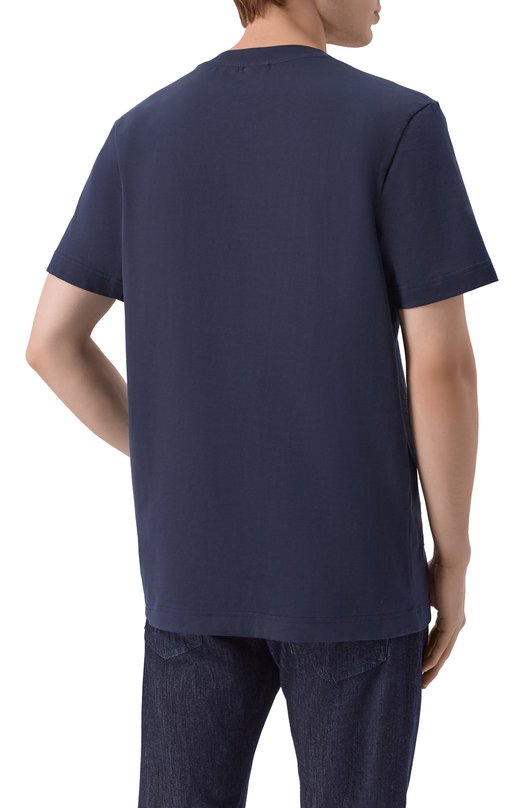 Хлопковая футболка Bogner 58146604 Синий  58146604 Фото 4