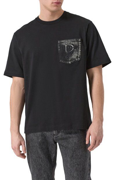 Хлопковая футболка DOLCE & GABBANA, арт. G8PN9Z/G704J, фото 3