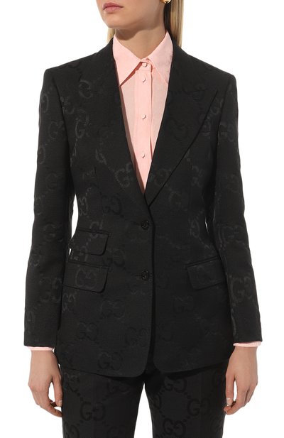 Хлопковый жакет GUCCI, арт. 681026 ZAHT6, фото 3