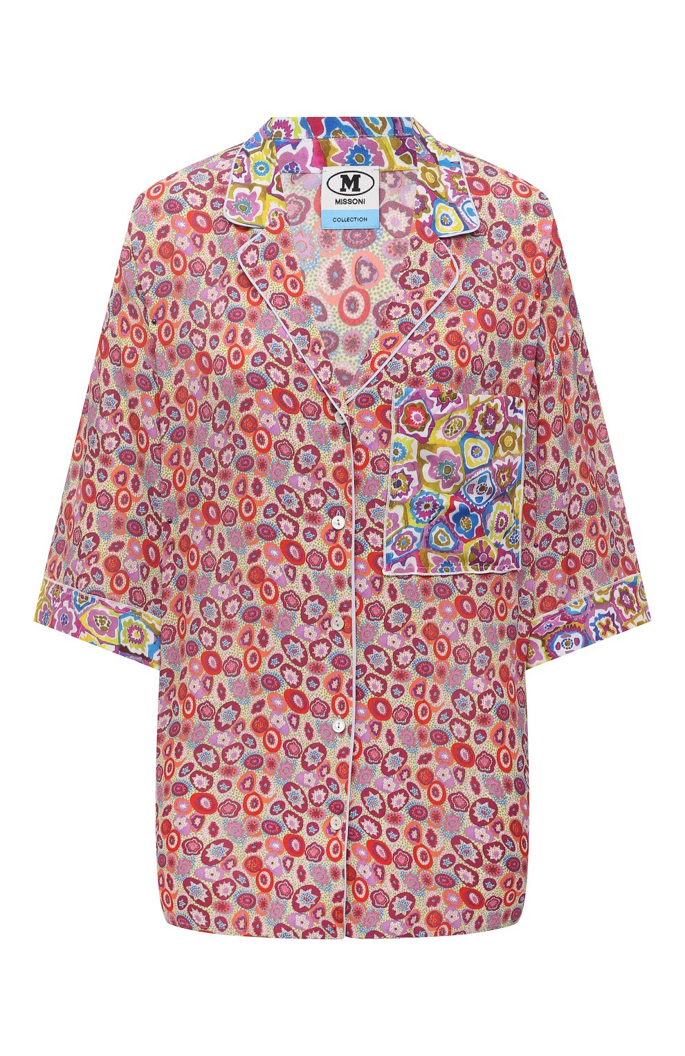 Атласная рубашка M MISSONI, арт. 2DF00083/2W007D, фото 1