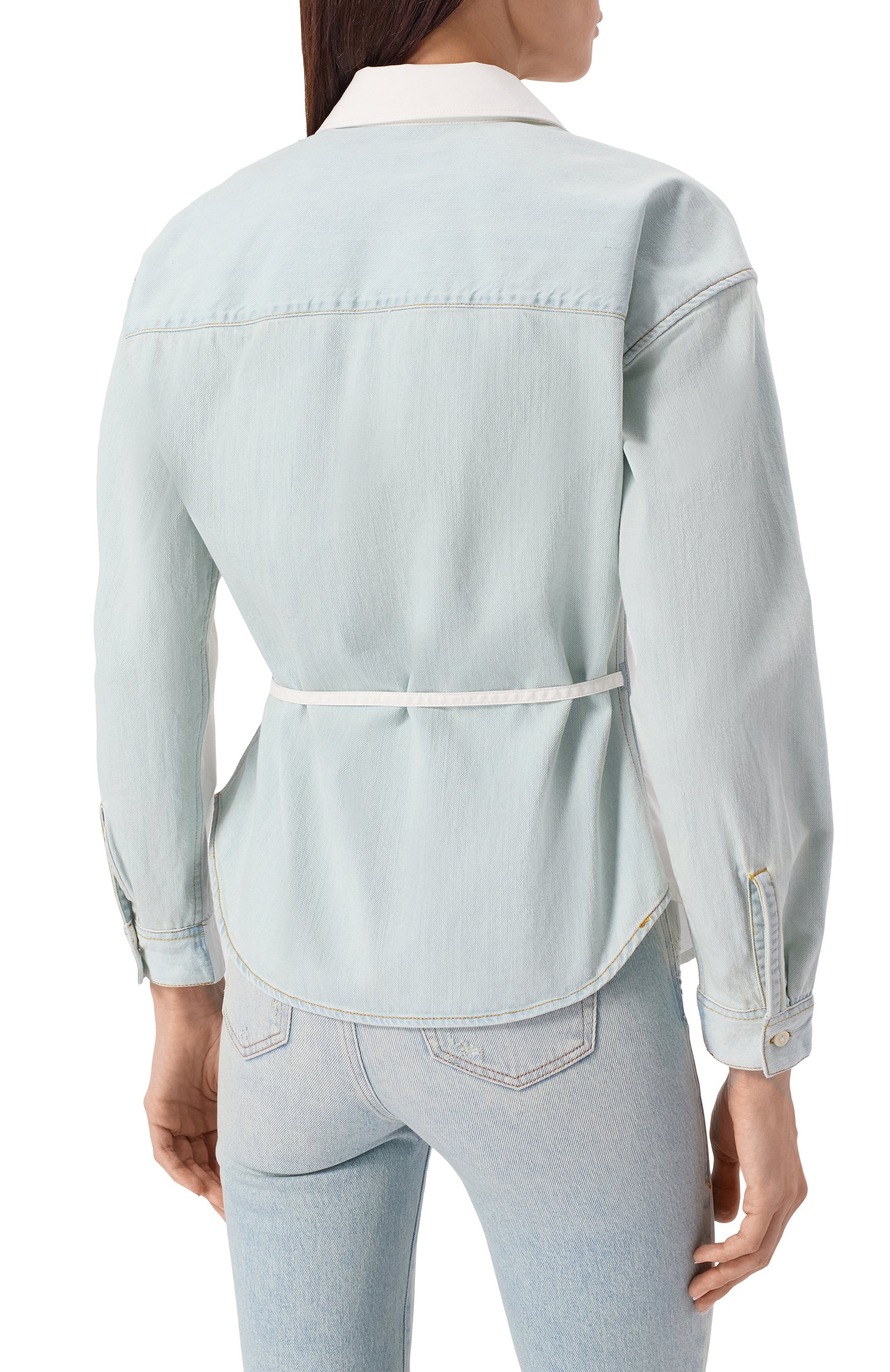 Комбинированная рубашка DIESEL, арт. A17386/0CBCP, фото 4