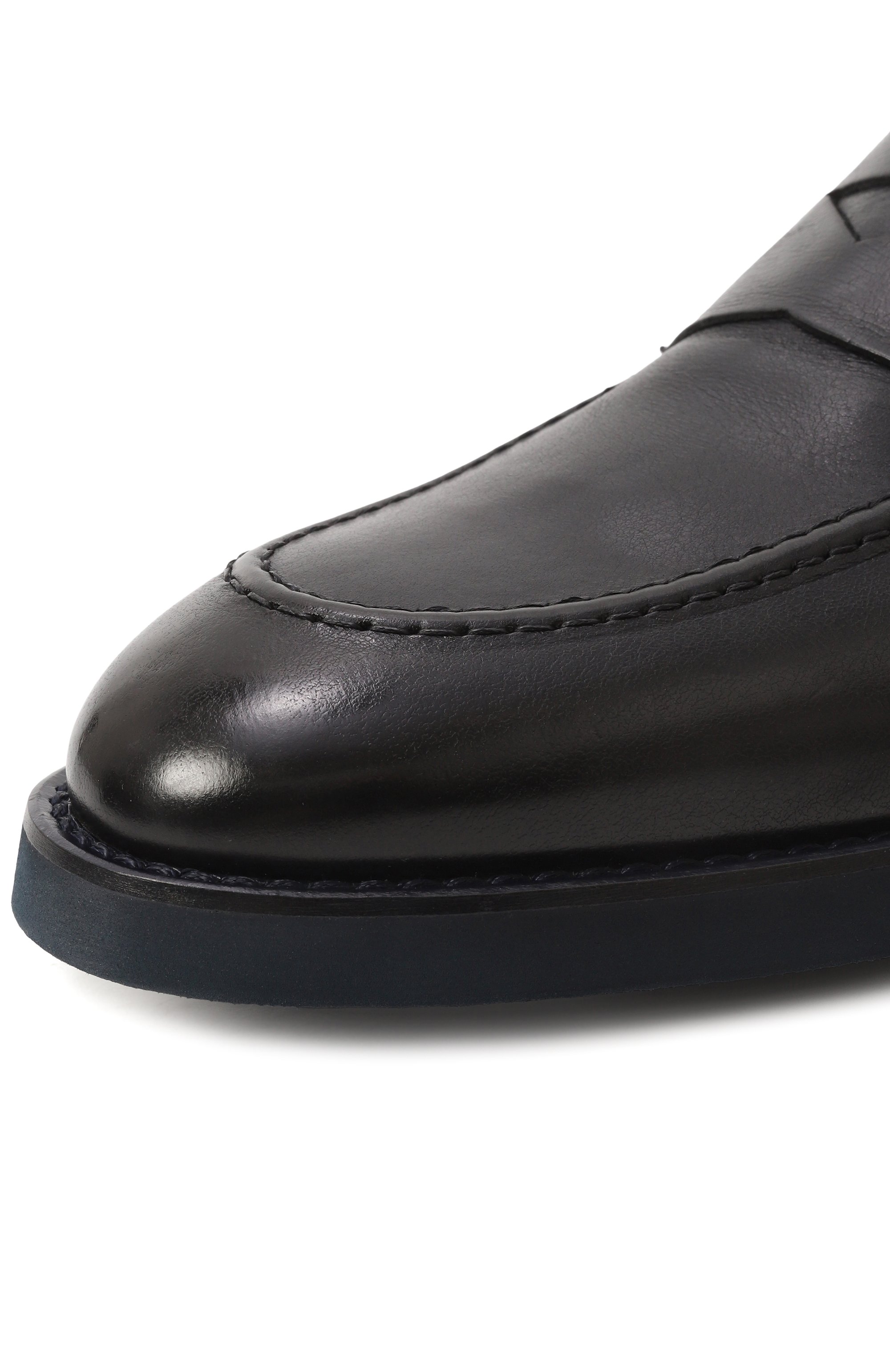 Кожаные пенни-лоферы DOUCAL'S, арт. DU3294SAL0UF188B, фото 7