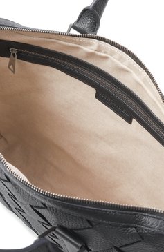 Мужская портфель intrecciato slim BOTTEGA VENETA серого цвета, арт. 799765 V4G31 | Фото 5 (Материал: Натуральная кожа; Ремень/цепочка: На ремешке; Материал сплава: Проставлено; Размер: large; Драгоценные камни: Проставлено; Сумки-технические: Портфели)