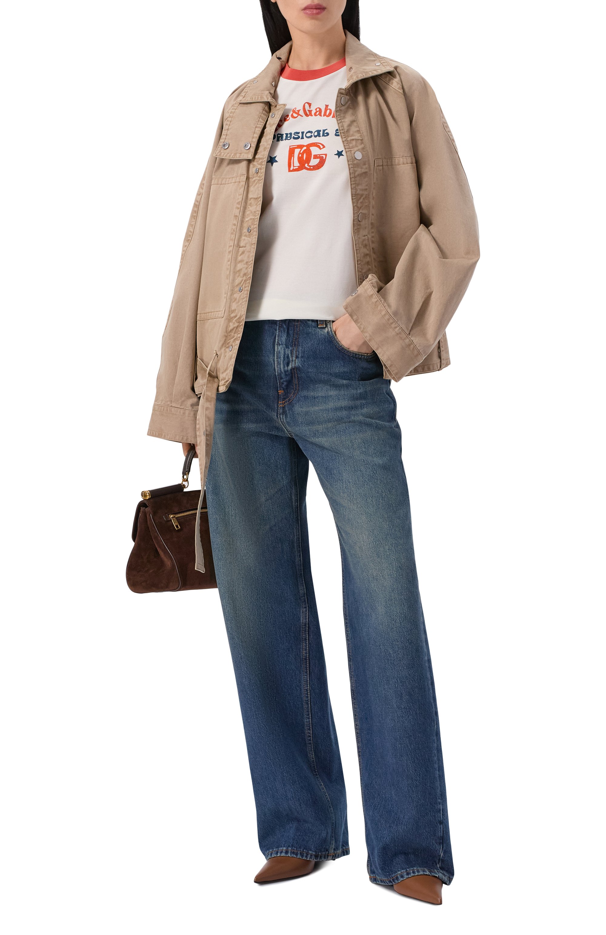 Хлопковая футболка DOLCE & GABBANA, арт. F8N08T/GDDNG, фото 2