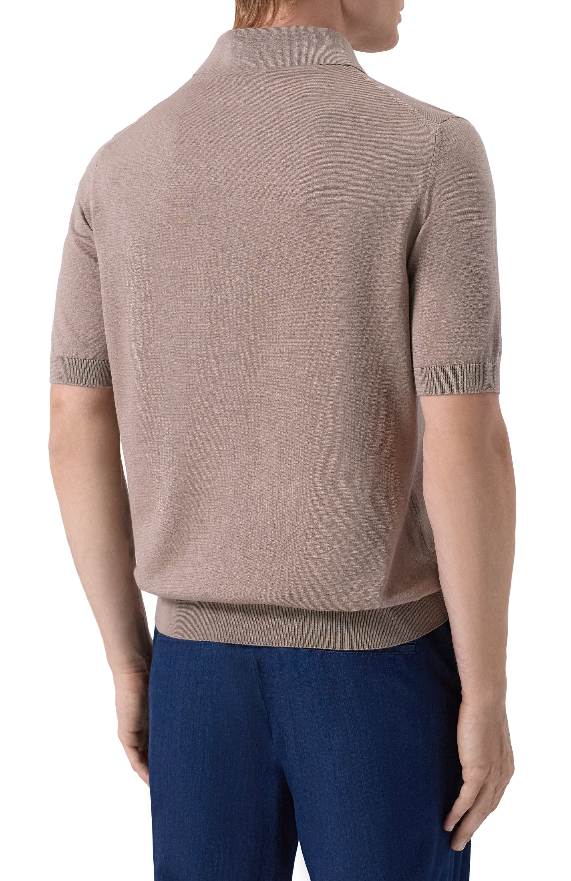 Поло из хлопка и шерсти MVST, арт. M26.CSM.K424/C0TT0N/SILK, фото 4