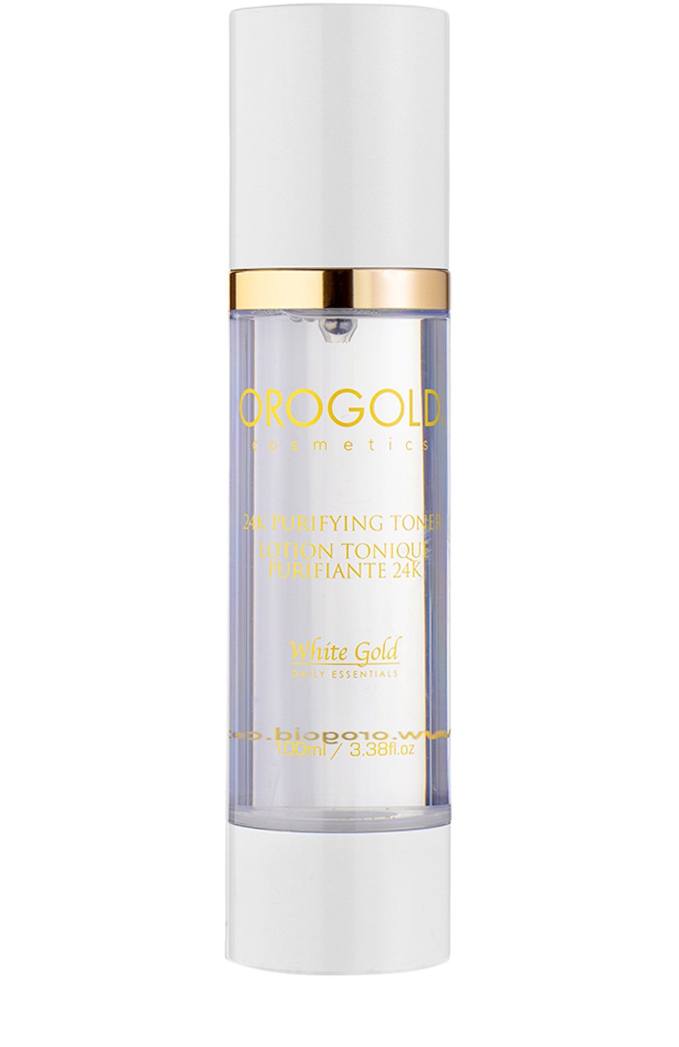 Очищающий тоник для лица white gold 24k (100ml) OROGOLD COSMETICS бесцветного цвета по цене 4800 руб., арт. 1977785698120, фото 1 Очищающий тоник для лица white gold 24k (100ml) OROGOLD COSMETICS, арт. 1977785698120, фото 1