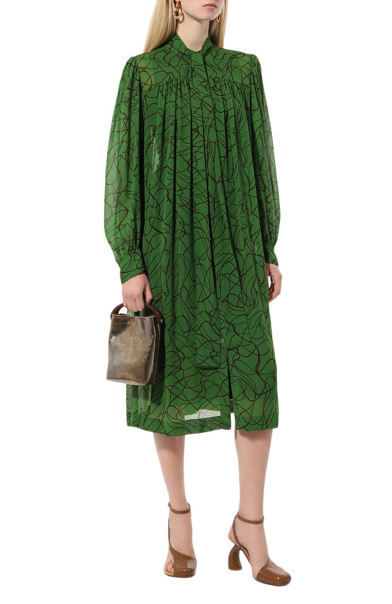 Платье из вискозы DRIES VAN NOTEN, арт. 011002-8009, фото 2