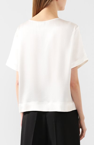 Шелковая футболка GIORGIO ARMANI, арт. 0SHCCZ20/TZ500, фото 4