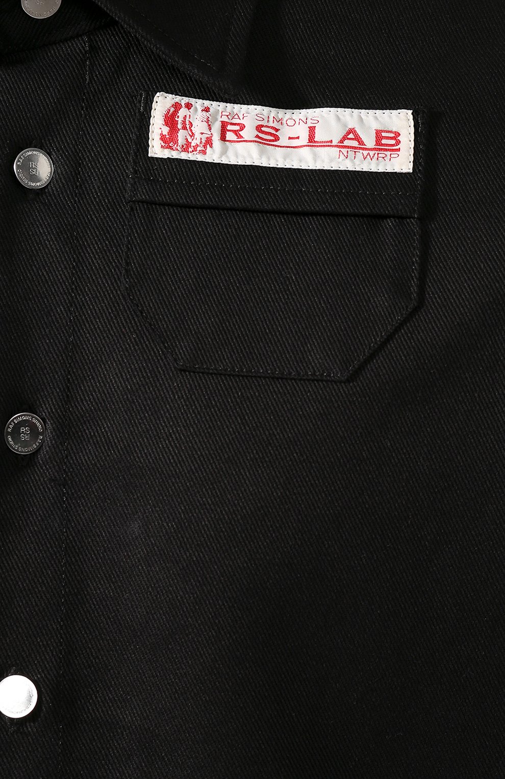Джинсовая рубашка RAF SIMONS черного цвета по цене 62200 руб., арт. 201-242-10130, фото 5 Джинсовая рубашка RAF SIMONS, арт. 201-242-10130, фото 5