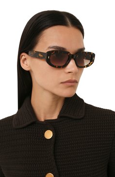Женские солнцезащитные очки GAST коричневого цвета, арт. AMI HAVANA FLAME 03 | Фото 2 (Региональные ограничения белый список (Axapta Mercury): Не проставлено; Нос: Не проставлено; Материал: Пластик; Тип очков: С/з; Очки форма: Овальные)