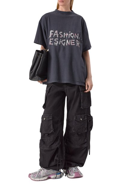 Хлопковая футболка BALENCIAGA, арт. 831305/TSVC5, фото 2