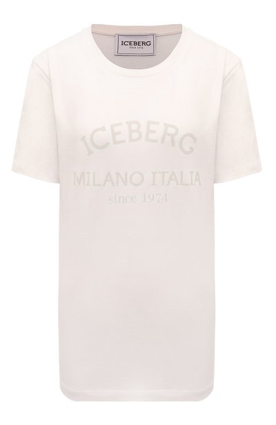 Женская хлопковая футболка ICEBERG, арт. F021/6321