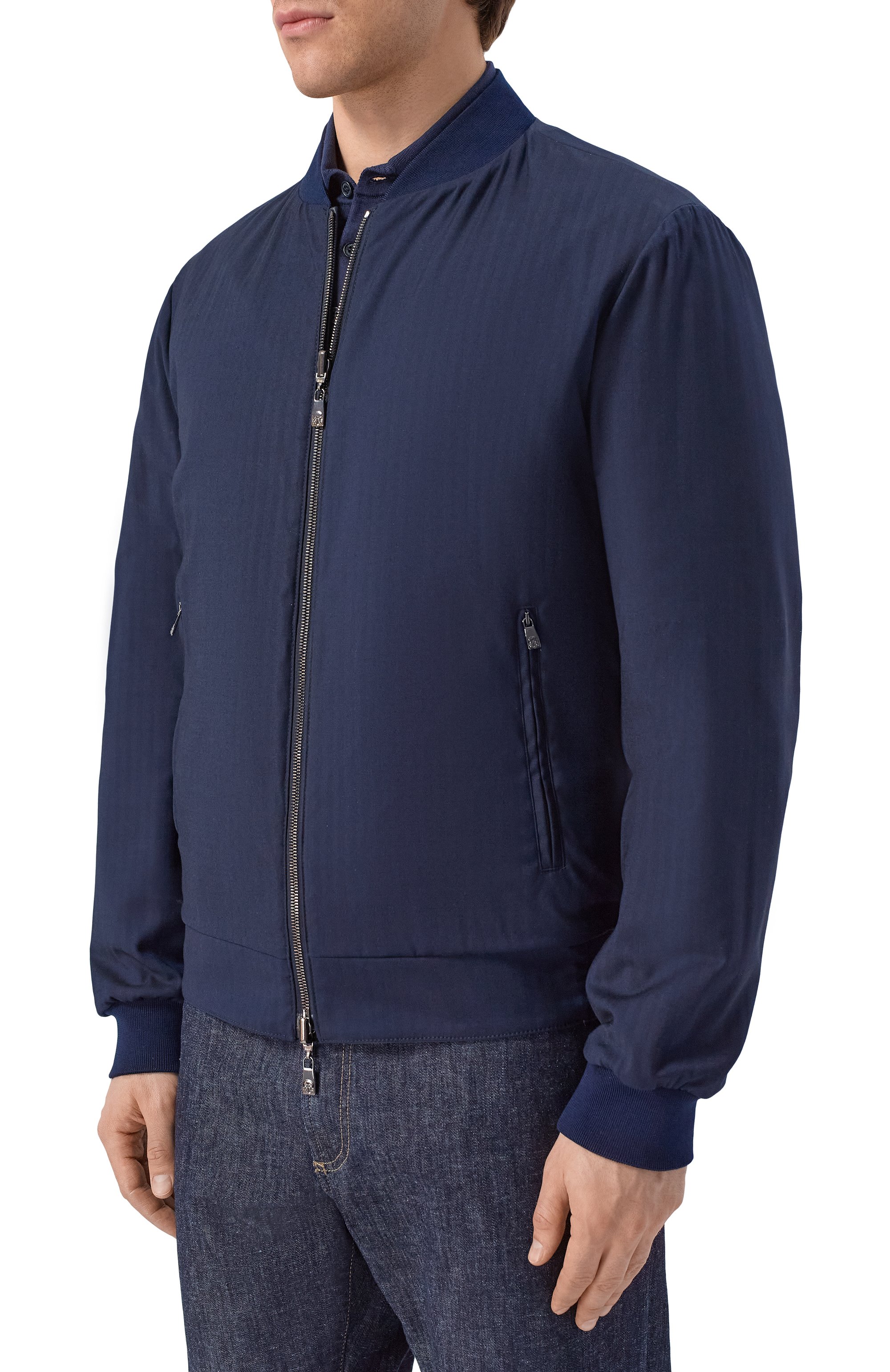 Двусторонний кожаный бомбер CORNELIANI, арт. 27L5W3/2720175, фото 6