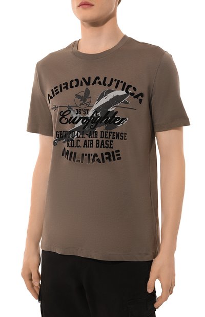 Хлопковая футболка AERONAUTICA MILITARE, арт. TS2343J634, фото 3
