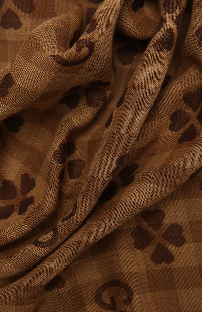 Хлопковый шарф GUCCI, арт. 662446/4G114, фото 2