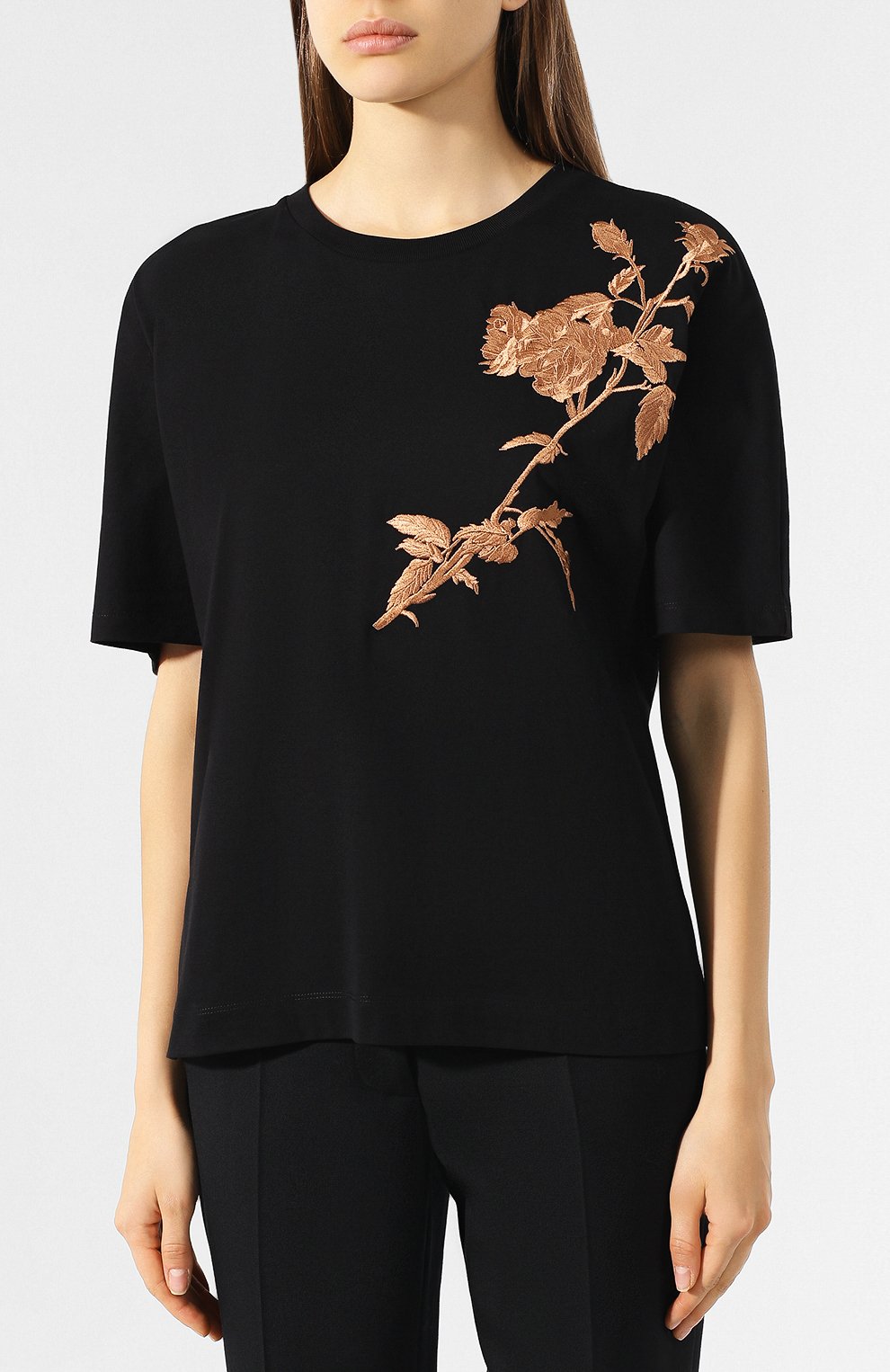 Хлопковая футболка DRIES VAN NOTEN, арт. 192-11138-8615, фото 3