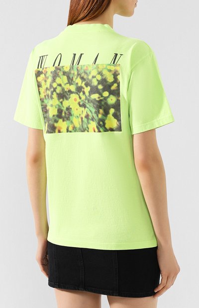 Хлопковая футболка OFF-WHITE, арт. 0WAA049S19D960786288, фото 4