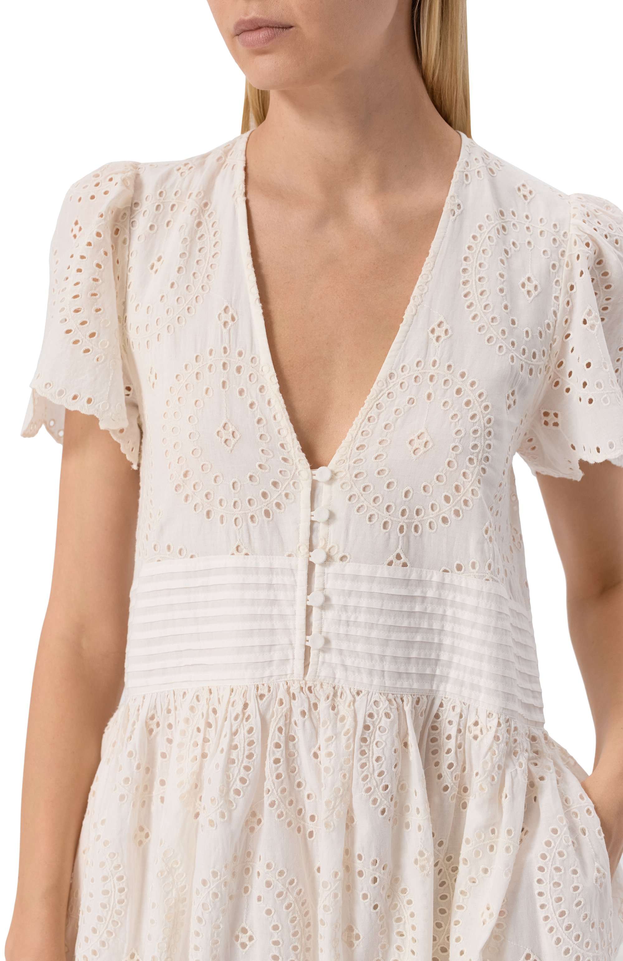 Хлопковое платье BOSS ORANGE, арт. 50538362, фото 5