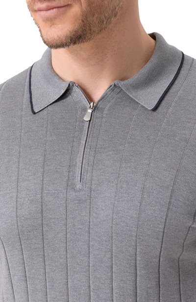 Шелковое поло GRAN SASSO, арт. 43128/23510, фото 5