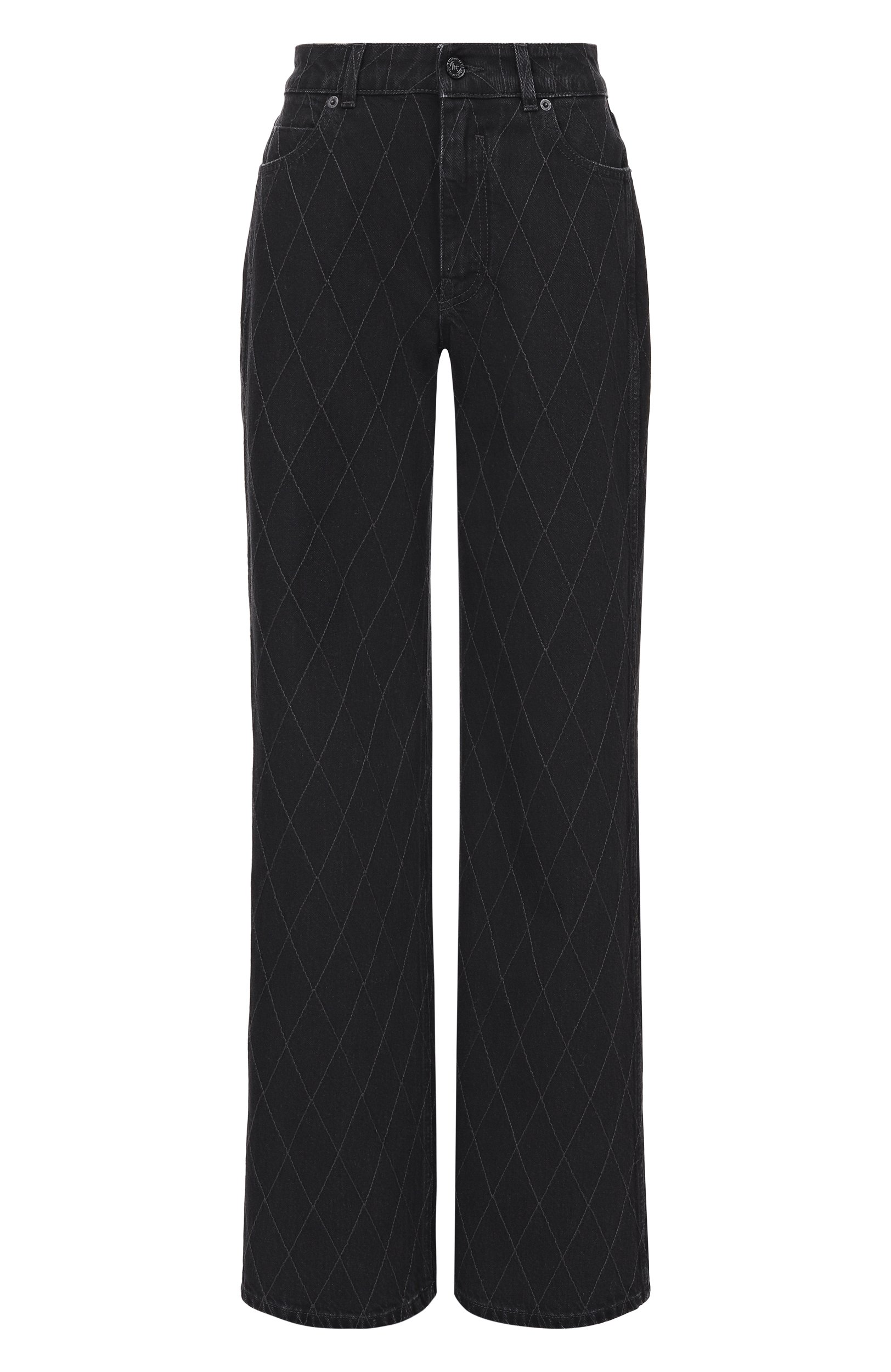 Джинсы BALMAIN черного цвета по цене 170500 руб., арт. HF1MI052/DG13, фото 1 Джинсы BALMAIN, арт. HF1MI052/DG13, фото 1