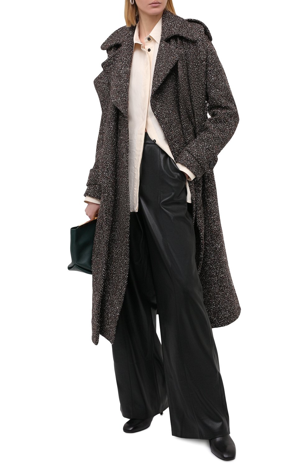 Пальто из шерсти и шелка VICTORIA BECKHAM, арт. 1420WCT001950A, фото 2