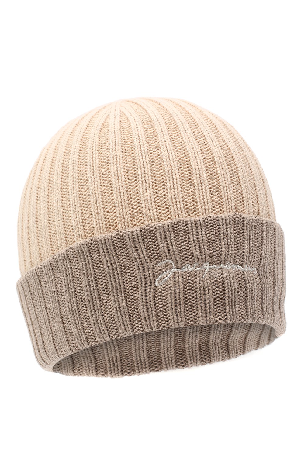 Хлопковая шапка le bonnet JACQUEMUS, арт. 206AC07/514160, фото 1