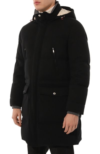 Шерстяной пуховик BRUNELLO CUCINELLI, арт. MM4631827, фото 3