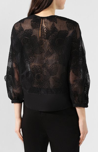 Хлопковый топ VALENTINO, арт. RB3AE3J54FS, фото 4