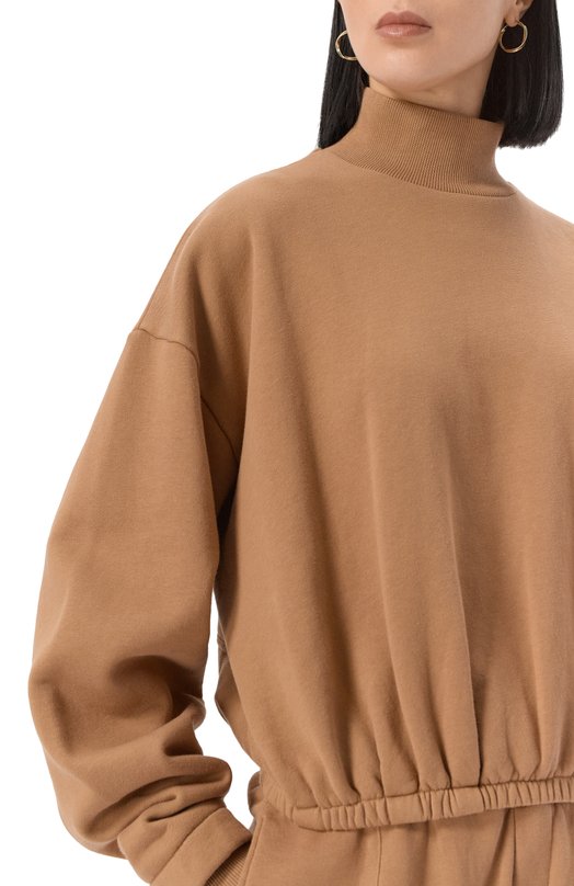 Хлопковый свитшот Halfboy HF251WF002 Бежевый  HF251WF002 Фото 5