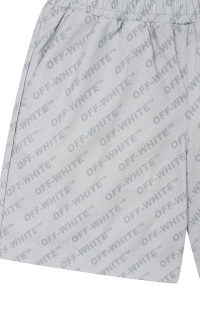 Хлопковые шорты OFF-WHITE, арт. 0BCB00CS26FAB001, фото 3