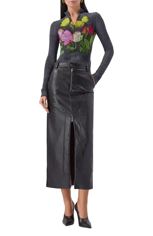 Юбка MSGM 3942MDD16AX/257804 Чёрный  3942MDD16AX/257804 Фото 2