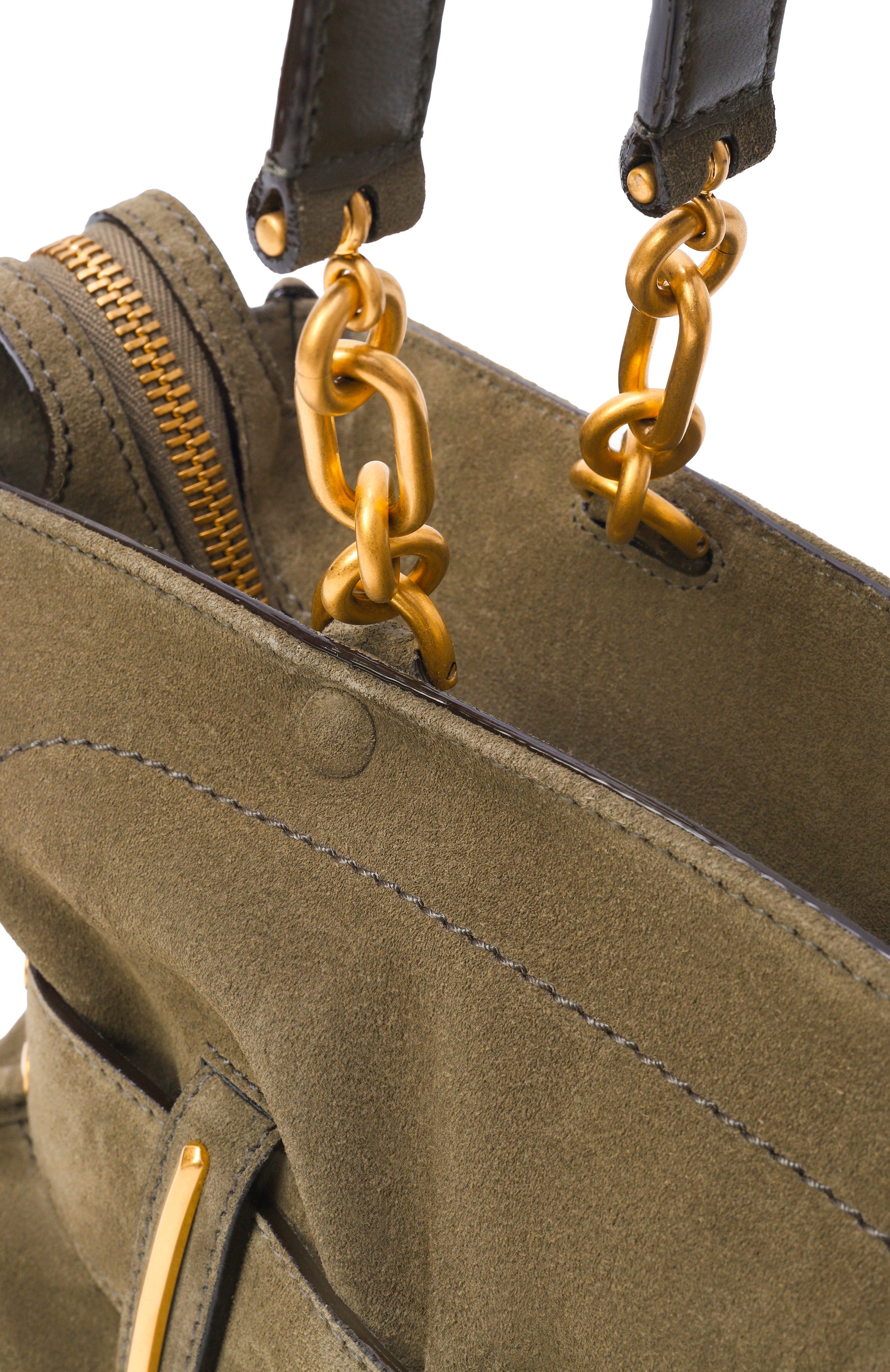 Сумка anthem BALMAIN хаки цвета по цене 246500 руб., арт. GN0DB035/LCA0, фото 6 Сумка anthem BALMAIN, арт. GN0DB035/LCA0, фото 6