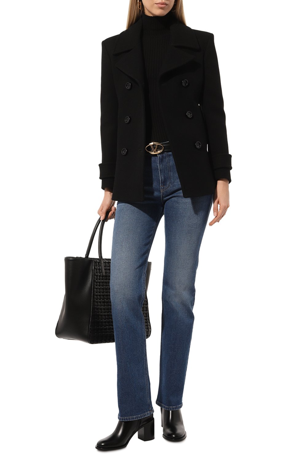 Кожаные ботильоны vlogo signature VALENTINO, арт. 5W2S0CK1/DSH, фото 2