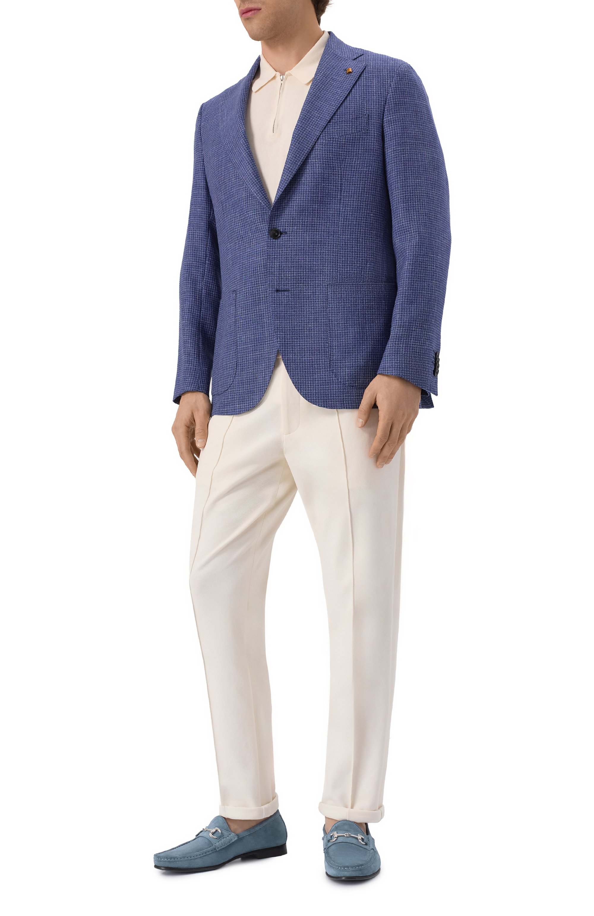 Замшевые лоферы W.GIBBS, арт. 4121001/CAM0SCI0 RAIN, фото 2