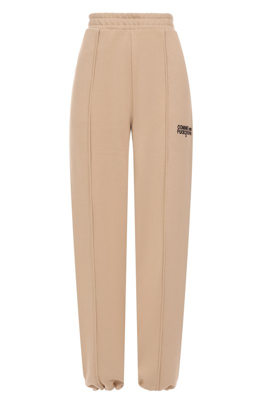 Хлопковые брюки Comme des Fuckdown CFABW01374 Бежевый CFABW01374