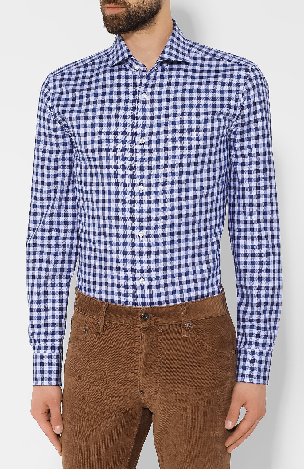 Хлопковая рубашка BOSS, арт. 50415749, фото 3