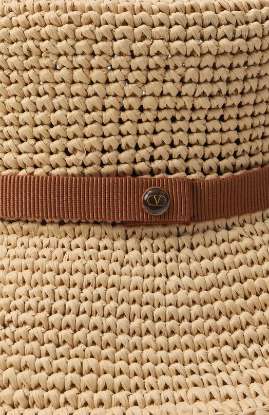 Панама из вискозы Valentino 8W2HGA43/UGL Бежевый  8W2HGA43/UGL Фото 3