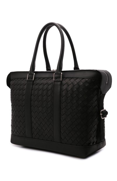 Кожаная сумка-тоут classic hidrology BOTTEGA VENETA черного цвета по цене 289000 руб., арт. 667275/V0E52, фото 4 Кожаная сумка-тоут classic hidrology BOTTEGA VENETA, арт. 667275/V0E52, фото 4