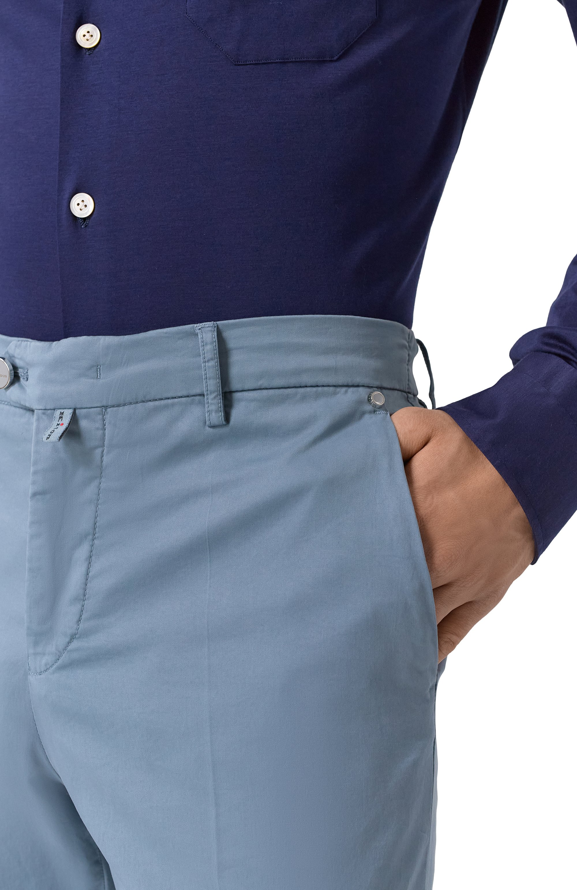 Хлопковые брюки KITON, арт. UFPPEK0600F04, фото 5