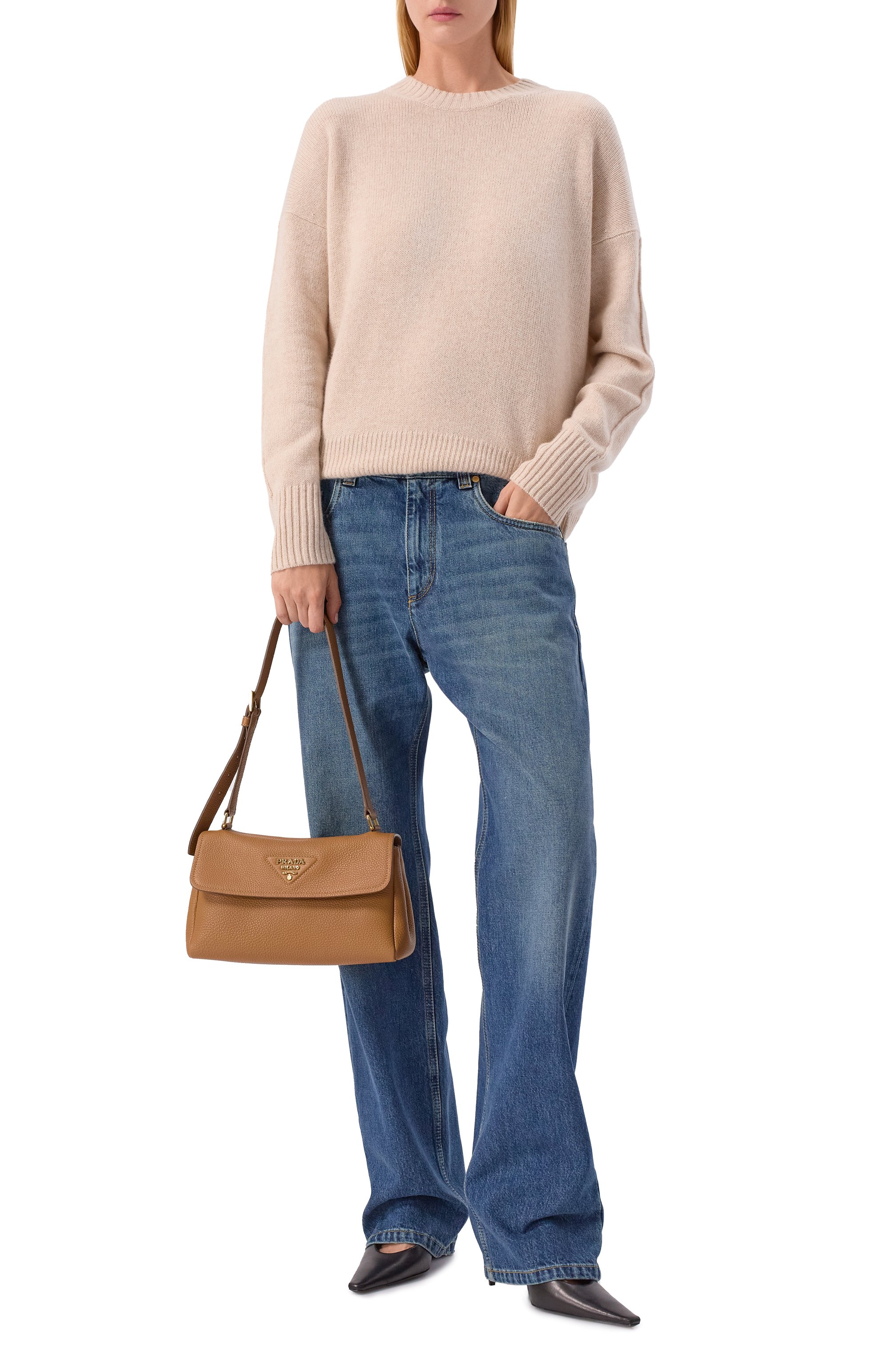 Сумка PRADA коричневого цвета по цене 399500 руб., арт. 1BN022/2DKV, фото 7 Сумка PRADA, арт. 1BN022/2DKV, фото 7